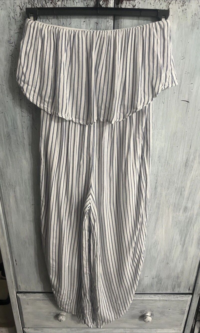 Japana Striped Jumper Sm Boho Cottage Core Asymetrical